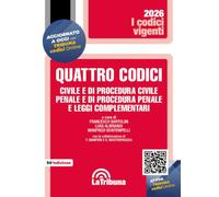 Quattro codici. Civile e di procedura civile, Penale e di procedura penale. 2/2026