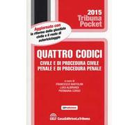 Quattro codici. Civile e di procedura civile, penale e di procedura penale