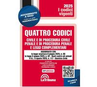 QUATTRO CODICI / CIVILE E DI PROCEDURA CIVILE-PENALE E DI PROCEDURA PENALE -