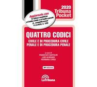 Quattro codici. Civile e di procedura civile, penale e di procedura penale
