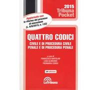 Quattro codici. Civile e di procedura civile, penale e di procedura penale