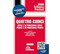 Quattro codici. Civile e di procedura civile, penale e di procedura penale. Con App Tribunacodici