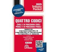 Quattro codici. Civile e di procedura civile, penale e di procedura penale. Con App Tribunacodici