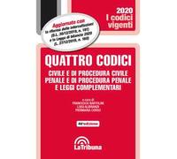 Quattro codici. Civile e di procedura civile, penale e di procedura penale e leggi complementari