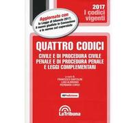 Quattro codici. Civile e di procedura civile, penale e di procedura penale e leggi complementari