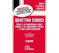 Quattro codici. Civile e di procedura civile, penale e di procedura penale e leggi complementari