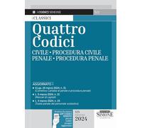 Quattro codici: Civile-Procedura civile-Penale-Procedura penale. Con QR Code