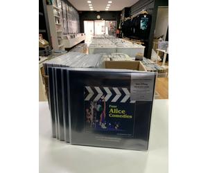 Quattro Commedie Di Alice LP L'Orologio Magico Disney Vinile Rosa Hans E Zimmer