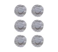 Quattro coperture riutilizzabili per ciotole in cotone biologico non trattato, design elastico, ideali per ciotole da piccole a grandi dimensioni da 14 a 20 cm, traspiranti