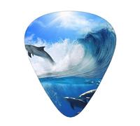 Quattro delfini nel mare delle balene,12 pezzi di plettri per chitarra, 3 plettri di diverso spessore per chitarra acustica, basso, ukulele