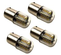 Quattro lampadine di ricambio impermeabili a 48 LED BA15s per trattore AD2062...