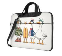 Quattro oche nel 4 ° luglio abiti borsa per laptop custodia per laptop 15,6 pollici borse per computer copertura manica imbottita per donne uomini