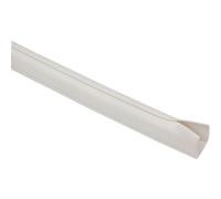 Quattro pezzi canale portacavo adesivo 1 m Ø 10 mm PVC Bianco