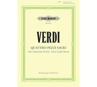 Quattro Pezzi Sacri 4 Sacred Pieces Vocal Score