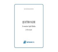 Quattro salmi. In memoriam Angelo Gilardino, for cello and guitar. Violoncello e chitarra