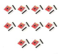 Quattro schede driver motore con supporto a doppio canale per il controllo simultaneo di due motoriduttori in design elettronico compatto (DRV8833)