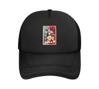Quattro Stagioni Berretti da Baseball per Uomini e Donne Black Propaganda Full Seven Deadly Sins Characters Meliodas Ban Caps Caps Cappelli da Donna per Gli Uomini Cappello da Donna