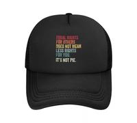 Quattro Stagioni Berretti da Baseball per Uomini e Donne Pari Diritti per Gli Altri Non è Pie Hat Ball cap Custom Logo Berretto da Baseball