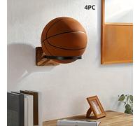 Quattro supporti da parete in ferro per palloni da basket e pallavolo, facili da e assemblare, resistenti alla e durevoli, adatti per l'archiviazione domestica e scolastica, per la decorazione