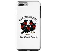 Quattro uccelli che chiamano - Non possiamo contare dodici giorni di Natale Custodia per iPhone 7 Plus/8 Plus