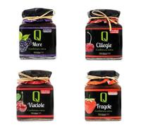 Quattrociocchi Confetture Extra Biologica - (4 da 350g, 4 MIX SCURE)