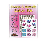 Quattroerre 1229 Kit Lettere Adesive Flowers
