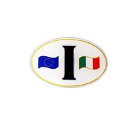 Quattroerre 130 Sticker "I" con bandiera Italia ed Europa