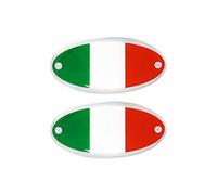 Quattroerre 14017 Sticker Adesivo 3D Ovale Italia Coppia