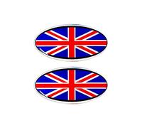 Quattroerre 14018 Sticker Adesivo 3D Ovale Inghilterra Coppia