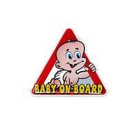 Quattroerre 14130 Sticker Adesivo 3D Bambino a bordo