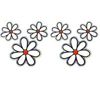 Quattroerre 14216 Sticker Adesivo 3D Tris Fiori (Confezione da 2)