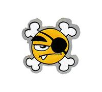 Quattroerre 14512 Toppe Patch Adesive Pirata per tessuti