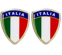 Quattroerre 495 Sticker Italia Scudetto Classic 3D (Confezione da 2)