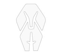 Quattroerre Paraserbatoio Tank Pad Adesivo 3D per Moto (Trasparente)