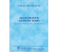Quatuor Pour La Fin Du Temps pour clarinette, violon, cello et piano