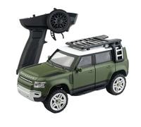 Quavva Crawler RC 2402 scala 1/24 G 4WD con trasmissione a ingranaggi in metallo, capacità di arrampicata su tutti i terreni, porte apribili e illuminazione LED realistica, controllo proporzionale