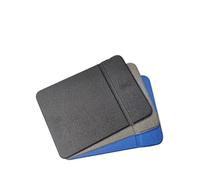 Quavva Tappetino per mouse con ricarica wireless, ricarica rapida da 15 W, con supporto pieghevole per telefono, grande tappetino da scrivania da 300 x 220 mm, in pelle PU antiscivolo, compatibile con