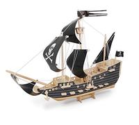 Quay Nave Pirata Woodcraft Kit di Costruzione FSC