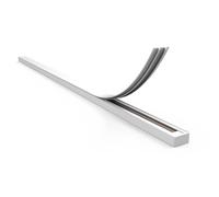 Qub Listello di copertura, 1 m, bianco, adatto per sistemi binari a 1 fase, aspetto pulito e discreto