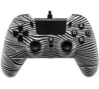Qubick Wired Controller Nero Bianco (PS4) Qubick