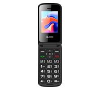 Qubo Senior X-247 Cellulare 2G per Anziani con Tasto SOS 2,4" Blu