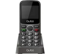 Qubo X-230BKC 4G Telefono Cellulare per Anziani Nero Dual SIM 2,31"