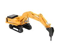 Qudinip 1:87 Crusher Engineering Car Toy Modello Durevole in Lega di Zinco per Regalo per Bambini Decorazione Domestica 19x5.5x5.5cm