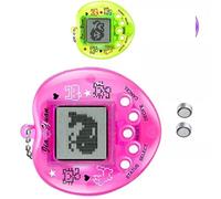 Qudinip 2 Pezzi di Gioco per Animali Domestici Virtuali, Mini Giocattoli Digitali per Animali Domestici a Forma di Cuore, modalità Multiple per Giocattoli per Bambini