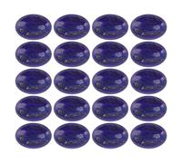 Qudinip 20 Pezzi di Perline Cabochon Ovali di Lapislazzuli per Gioielli Fai-da-te, Regalo Elegante per gli Amici, Dimensioni 18x13 Mm
