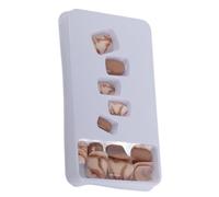 Qudinip 24 Pezzi di Unghie Finte a Copertura Totale per Donne Elegante Strumento per Manicure per Nail Art Stampa Elegante Sulle Unghie per Riunioni e Vita Quotidiana (P146)