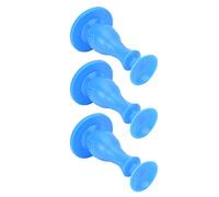 Qudinip 3 Pezzi Fermaporta in Gomma Fermaporta per Lavatrice per la Circolazione Dell'aria della Lavatrice a Carico Frontale 8,5x5,2x3,3 Cm (Blu)