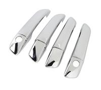 Qudinip 4 Set Coperchio della Maniglia della Porta Esterna Dell'auto, Installazione Adesiva a Prova di Impatto ABS Chrome, con Design Moderno Alla Moda, per Isuzu D Max 2021 a 2024