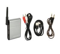 Qudinip Adattatore Bluetooth Ricevitore Trasmettitore HiFi Plug and Play per Telefono Cellulare Tablet Computer Portata 20 M Lega di Alluminio ABS