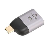 Qudinip Adattatore da USB C a Mini Durevole Plug and Play 8K 60Hz per Proiettori e Tablet Alluminio